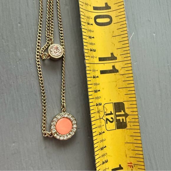 DKNY Gold Tone Layered Necklace - Picture 4 of 7